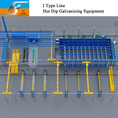 Chất lượng  I Type Hot Dip Galvanizing Equipment Production Line nhà máy sản xuất