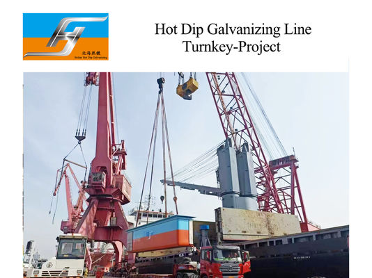 XG-08 Thép kẽm nồi hơi với siêu âm thử nghiệm cho tốc độ cao xung bắn Hot Dip thiết bị galvanizing
