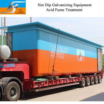 Chất lượng cao XG-08 Thép kẽm nồi với độ dày 60mm và thiết kế đáy tròn cho Hot Dip Galvanizing Plant