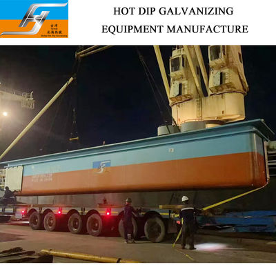 Ấm đun nước kẽm tùy chỉnh với chất nền XG08 bằng thép dày 50mm và góc tròn đáy tròn để mạ công nghiệp
